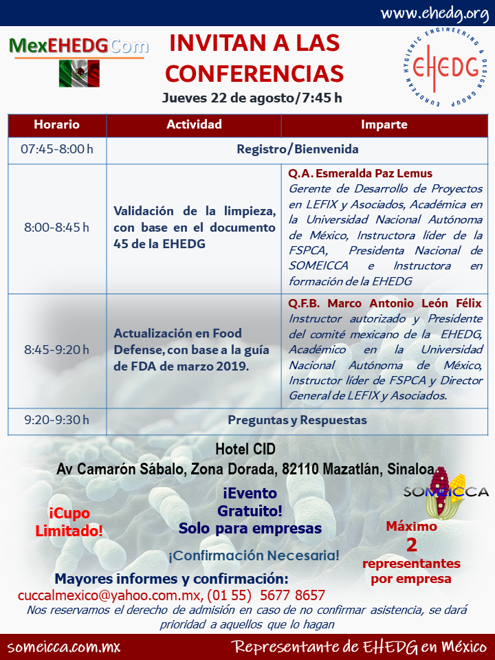 Flyer-EHEDG-Mazatlan-agosto-2019 Flyer-EHEDG-Mazatlan-agosto-2019